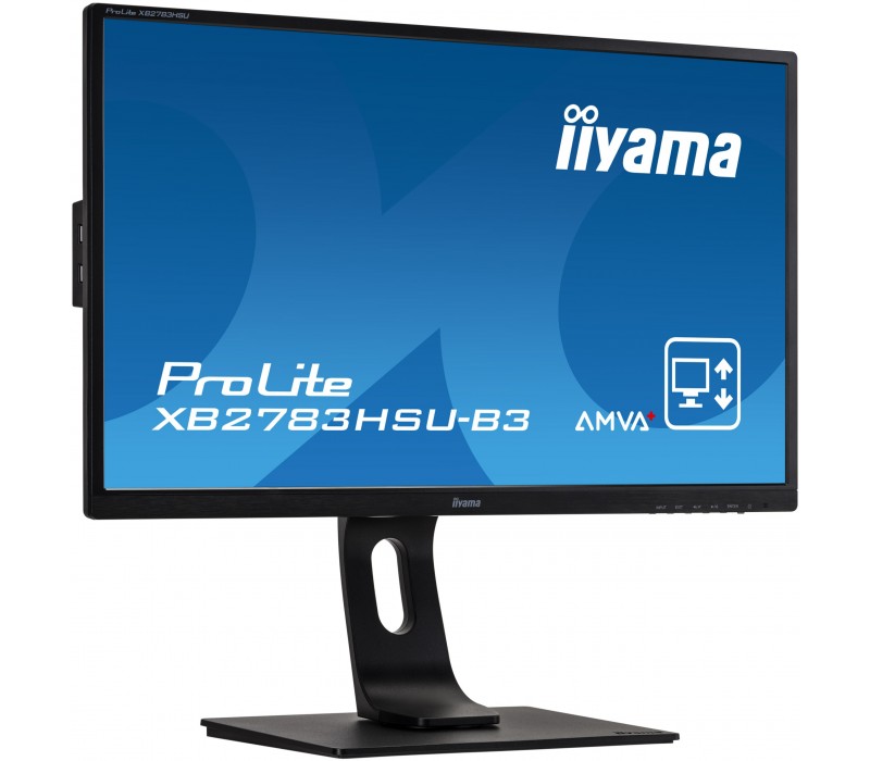Monitor iiyama ProLite XB2783HSU-B3 27" AMVA LED, VGA, HDMI, DP, FLICKER FREE LED