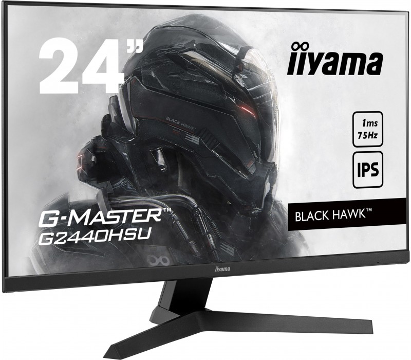 Monitor iiyama G-Master G2440HSU-B1 24" IPS, 1ms, 75Hz, FreeSync, HDMI, DisplayPort