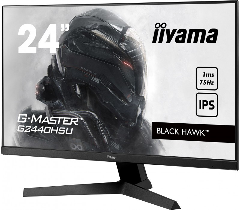 Monitor iiyama G-Master G2440HSU-B1 24" IPS, 1ms, 75Hz, FreeSync, HDMI, DisplayPort