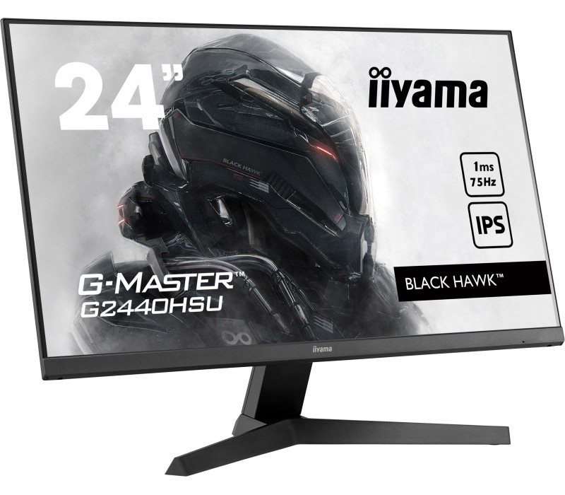 Monitor iiyama G-Master G2440HSU-B1 24" IPS, 1ms, 75Hz, FreeSync, HDMI, DisplayPort