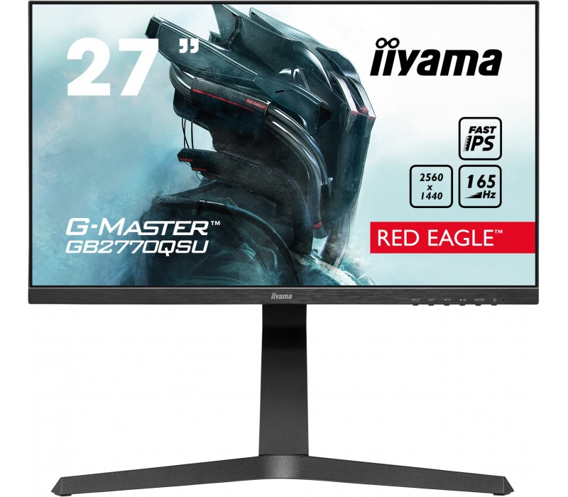 Monitor iiyama G-MASTER GB2770QSU-B1 27" RED EAGLE 0,5ms 165Hz WQHD Fast IPS FreeSync PremiumPro