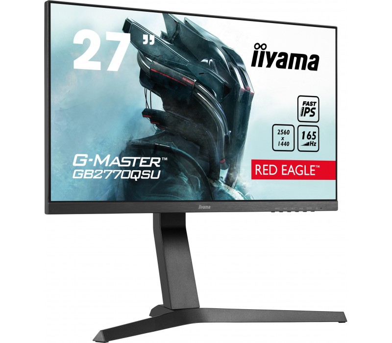 Monitor iiyama G-MASTER GB2770QSU-B1 27" RED EAGLE 0,5ms 165Hz WQHD Fast IPS FreeSync PremiumPro