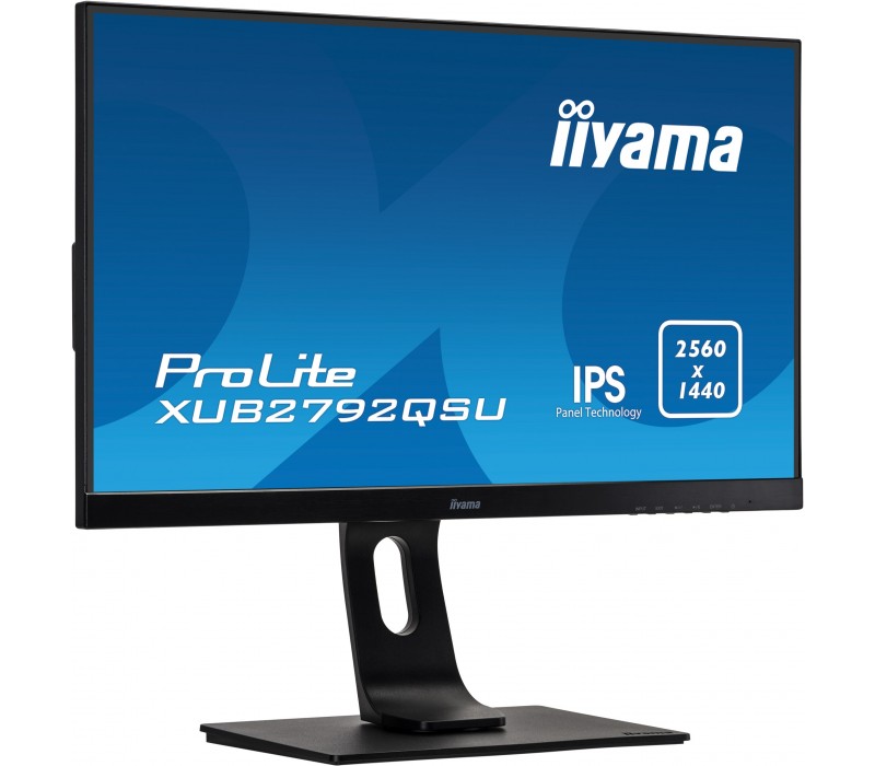 Monitor iiyama ProLite XUB2792QSU-B1 27'' WQHD IPS FlickerFree BlueLightReducer