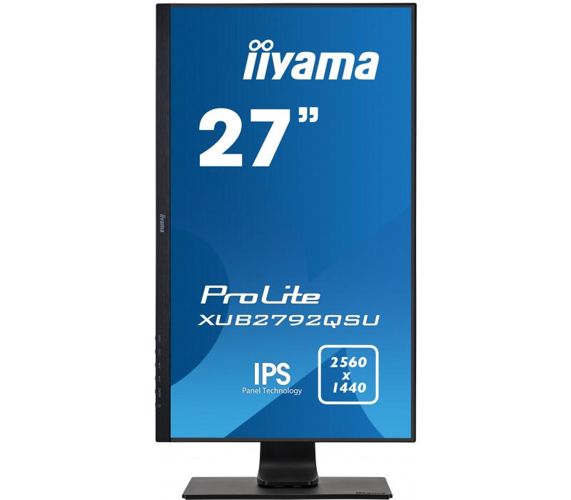 Monitor iiyama ProLite XUB2792QSU-B1 27'' WQHD IPS FlickerFree BlueLightReducer