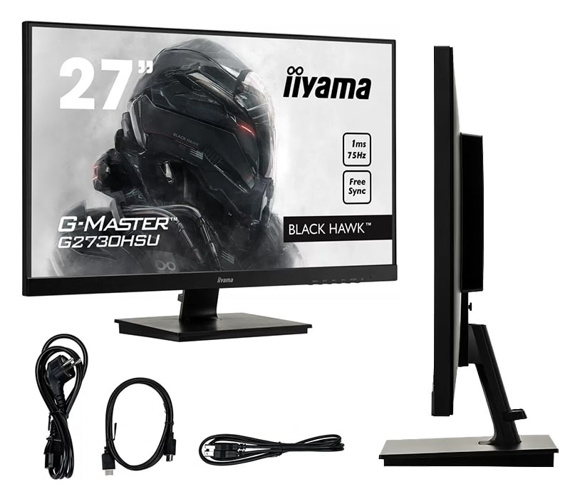 Monitor iiyama G-MASTER G2730HSU-B1 27" BLACK HAWK 27” 1ms FullHD Free Sync