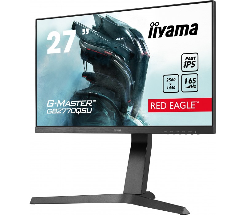 Monitor iiyama G-MASTER GB2770QSU-B1 27" RED EAGLE 0,5ms 165Hz WQHD Fast IPS FreeSync PremiumPro
