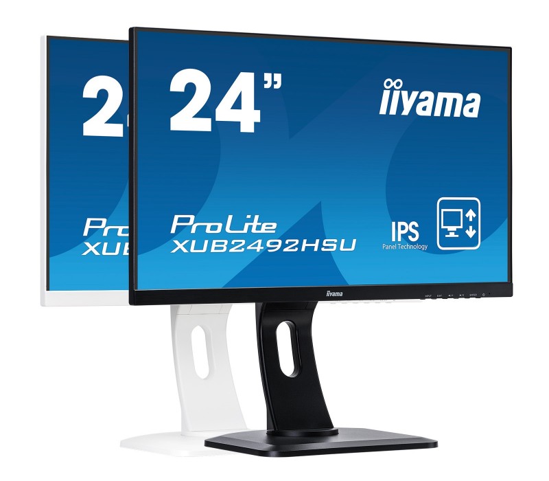 Monitor iiyama ProLite XUB2492HSU-B1 UltraSlim IPS FlickerFree BlueLightReducer