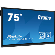 Monitor Interactiv 75" iiyama ProLite TE7512MIS-B1AG IPS LED 4K /VGA HDMI USB-C WiFi/ iiware, Android11, ScreenSharePro