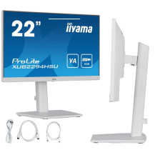 Monitor iiyama ProLite XUB2294HSU-W2 22" VA LED 1ms 75Hz /HDMI DP/ FlickerFree FreeSync ALB