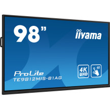 Monitor interaktywny 98" iiyama ProLite TE9812MIS-B1AG IPS LED 4K /VGA HDMI USB-C WiFi/ iiware, Android11, ScreenSharePro