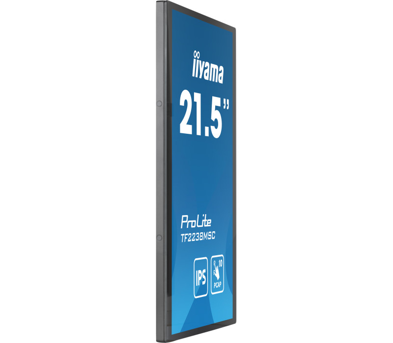 iiyama ProLite TF2238MSC-B1 Monitor cu ecran tactil de 22" IPS FHD IPX1 încastrat /HDMI, DP/ Difuzoare