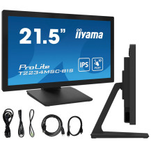 Monitor cu ecran tactil iiyama T2234MSC-B1S 22" IPS FHD /VGA HDMI DP/ IP65, difuzoare