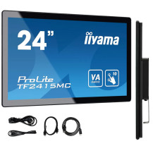 Monitor cu ecran tactil încorporat iiyama ProLite TF2415MC-B2 24" VA LED, IP65, openframe