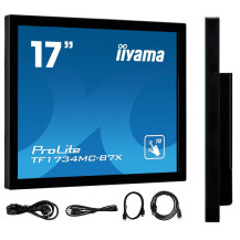 Monitor cu ecran tactil încorporat iiyama ProLite TF1734MC-B7X 17" IP65 LED openframe