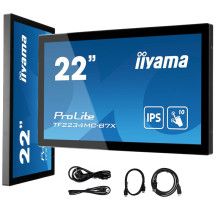 Monitor cu ecran tactil încorporat iiyama ProLite TF2234MC-B7X 22" IPS IP65 openframe