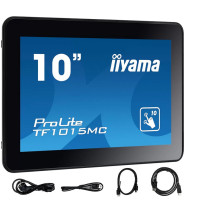 Monitor cu ecran tactil încorporat iiyama ProLite TF1015MC-B2 10" IP65