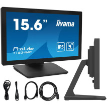 Monitor cu ecran tactil POS IP65, FHD, IPS, FHD, IP65, 15,6" iiyama T1634MC-B1S