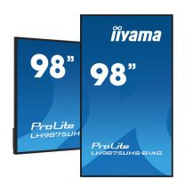 Monitor profesional pentru semnalizare digitală iiyama ProLite LH9875UHS-B1AG 98" 4K UHD IPS LED UHD, 24/7, Android, iiSignage²