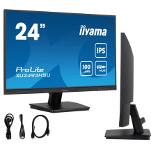 Monitor iiyama ProLite XU2493HSU-B6 24" IPS LED 100Hz 1ms /HDMI, DisplayPort, hub USB/ FreeSync, FlickerFree