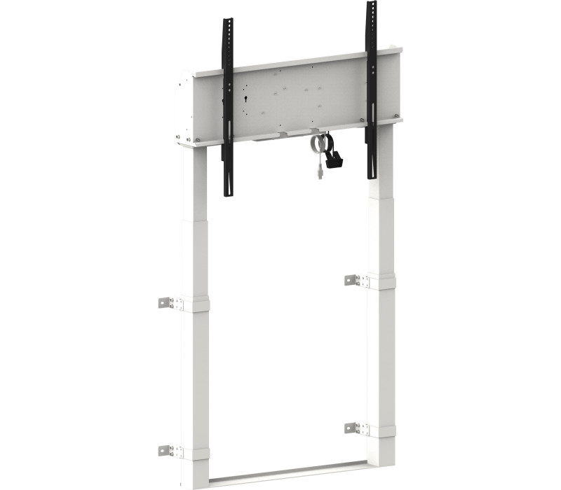 Elevator electric cu o singură coloană montat pe perete pentru monitoare de până la 98"