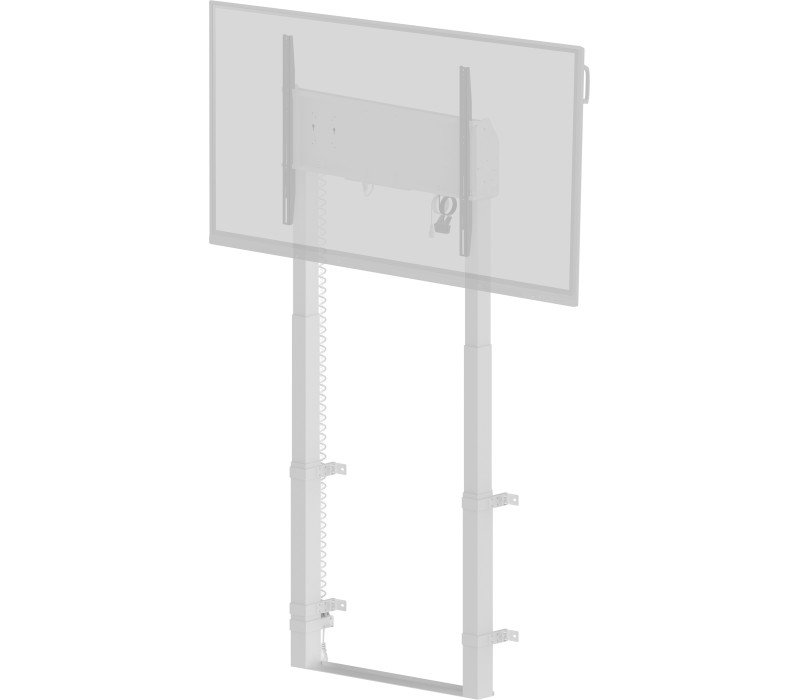 Elevator electric cu o singură coloană montat pe perete pentru monitoare de până la 98"