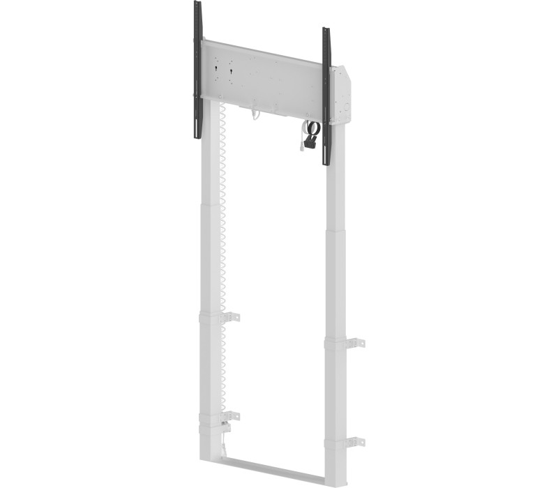 Elevator electric cu o singură coloană montat pe perete pentru monitoare de până la 98"