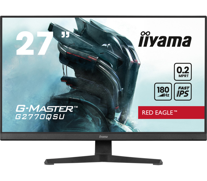 Monitor iiyama G-MASTER G2770QSU-B6 27" RED EAGLE 0,2ms 180Hz WQHD Fast IPS AdaptiveSync