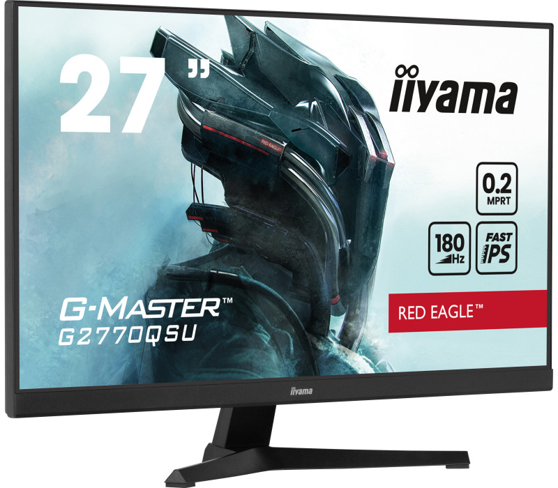 Monitor iiyama G-MASTER G2770QSU-B6 27" RED EAGLE 0,2ms 180Hz WQHD Fast IPS AdaptiveSync
