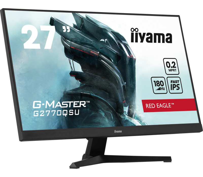 Monitor iiyama G-MASTER G2770QSU-B6 27" RED EAGLE 0,2ms 180Hz WQHD Fast IPS AdaptiveSync