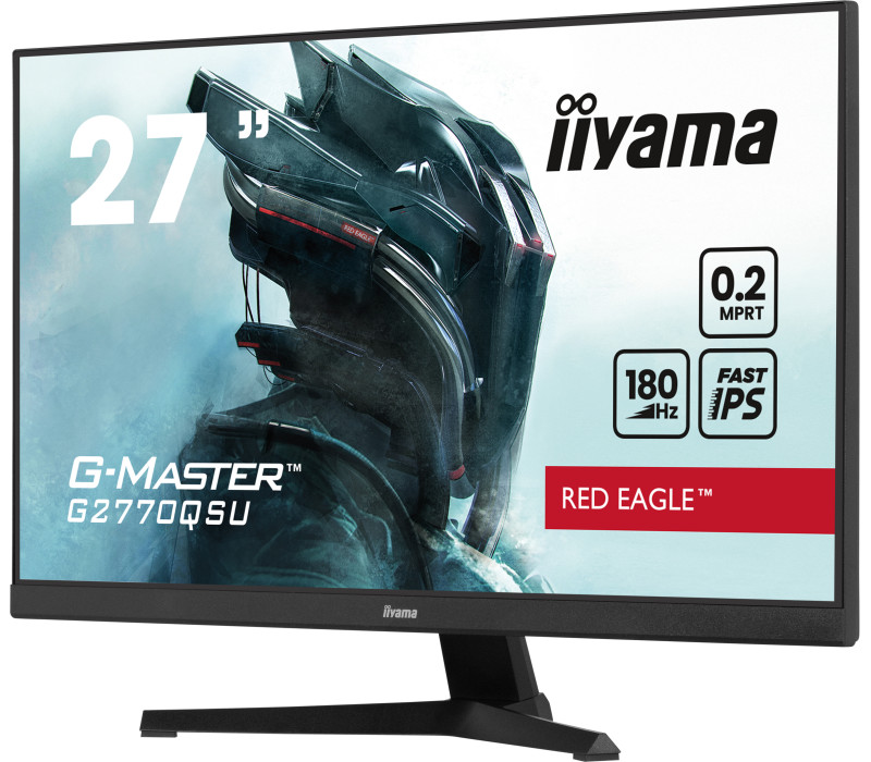 Monitor iiyama G-MASTER G2770QSU-B6 27" RED EAGLE 0,2ms 180Hz WQHD Fast IPS AdaptiveSync