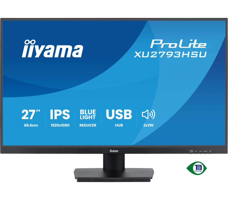 Monitor iiyama ProLite XU2793HSU-B7 27" IPS LED 100Hz 1ms /HDMI, DisplayPort, hub USB/ FreeSync, FlickerFree