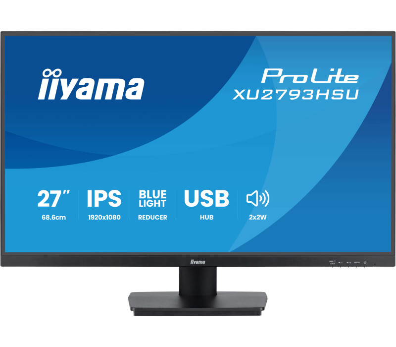 Monitor iiyama ProLite XU2793HSU-B7 27" IPS LED 100Hz 1ms /HDMI, DisplayPort, hub USB/ FreeSync, FlickerFree