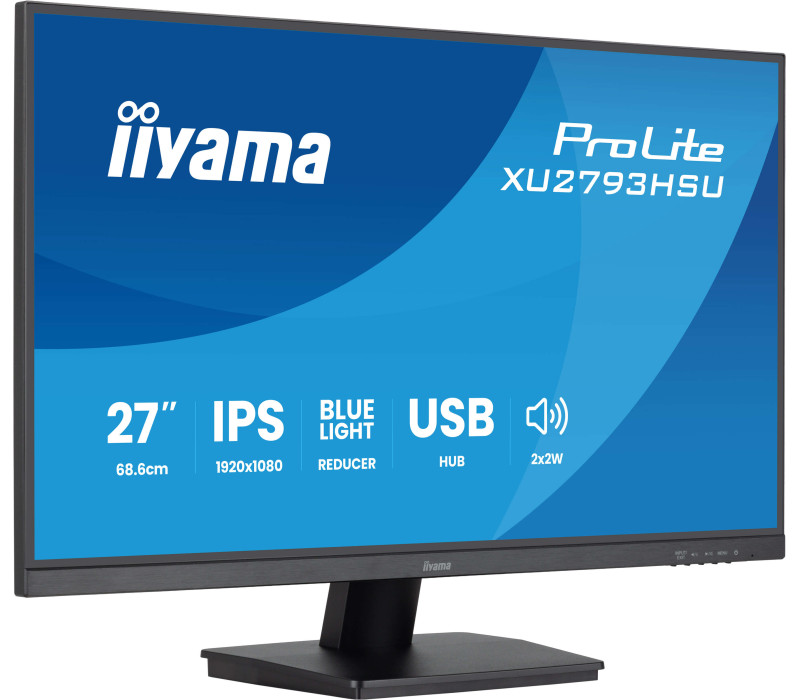 Monitor iiyama ProLite XU2793HSU-B7 27" IPS LED 100Hz 1ms /HDMI, DisplayPort, hub USB/ FreeSync, FlickerFree