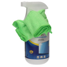 Set specializat pentru curățarea ecranelor Lichid 500ml + cârpă din microfibră