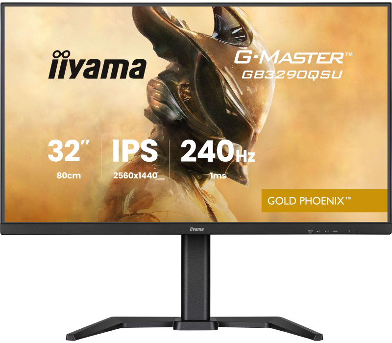 iiyama Gold Phoenix GB3290QSU-B1 32" WQHD IPS LED 240Hz 1ms USB-C HDMI DP, FreeSync Monitor premium