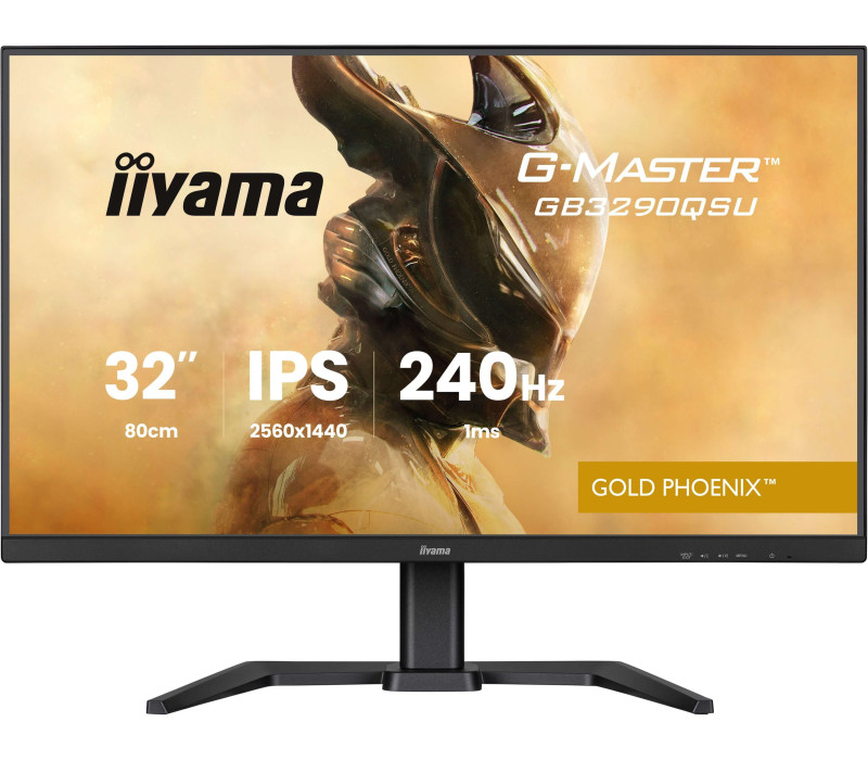 iiyama Gold Phoenix GB3290QSU-B1 32" WQHD IPS LED 240Hz 1ms USB-C HDMI DP, FreeSync Monitor premium