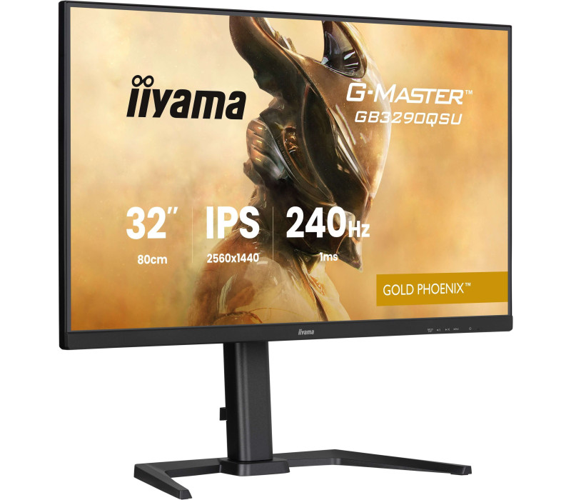 iiyama Gold Phoenix GB3290QSU-B1 32" WQHD IPS LED 240Hz 1ms USB-C HDMI DP, FreeSync Monitor premium