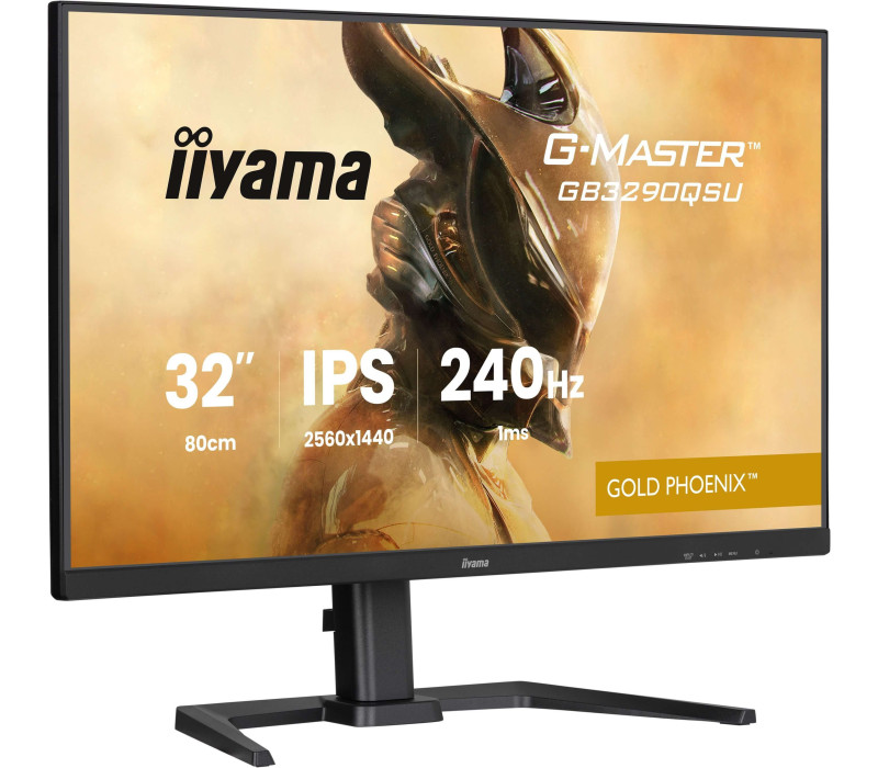 iiyama Gold Phoenix GB3290QSU-B1 32" WQHD IPS LED 240Hz 1ms USB-C HDMI DP, FreeSync Monitor premium
