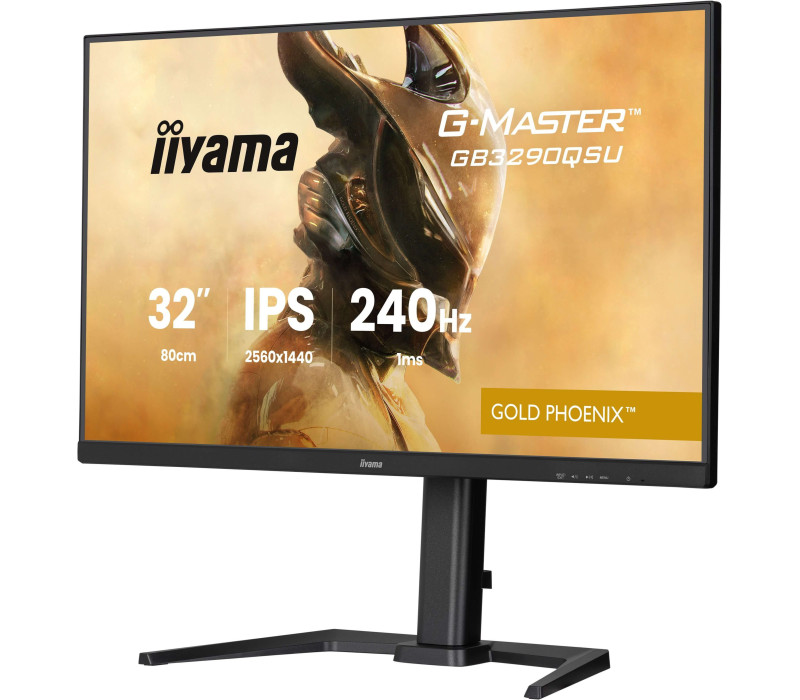 iiyama Gold Phoenix GB3290QSU-B1 32" WQHD IPS LED 240Hz 1ms USB-C HDMI DP, FreeSync Monitor premium