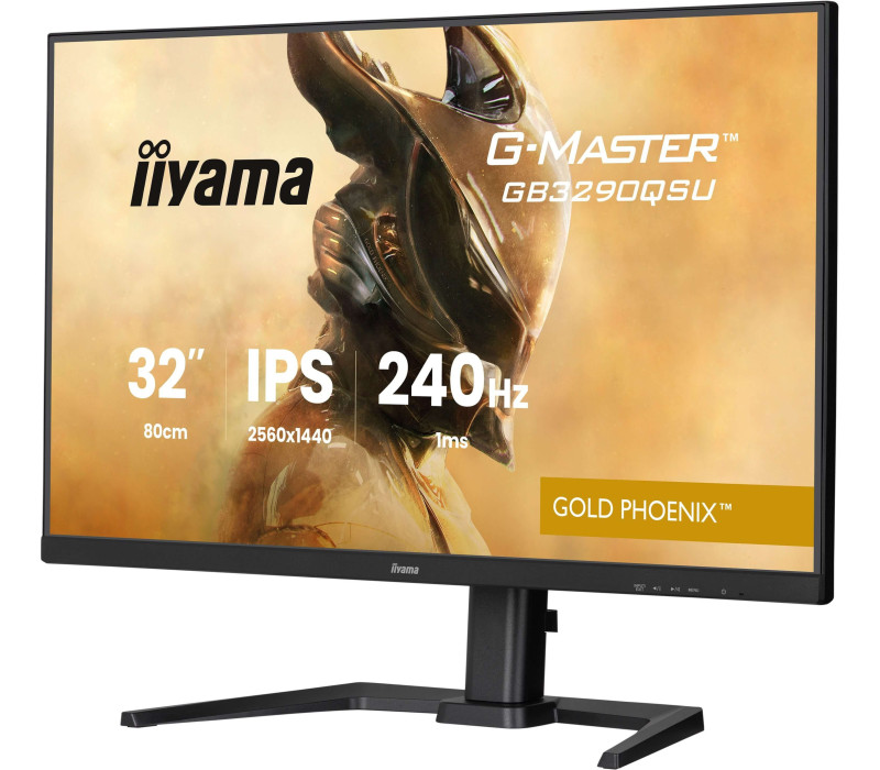 iiyama Gold Phoenix GB3290QSU-B1 32" WQHD IPS LED 240Hz 1ms USB-C HDMI DP, FreeSync Monitor premium