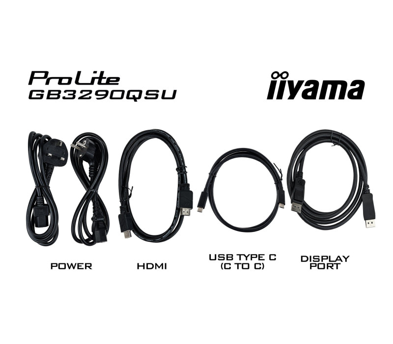 iiyama Gold Phoenix GB3290QSU-B1 32" WQHD IPS LED 240Hz 1ms USB-C HDMI DP, FreeSync Monitor premium