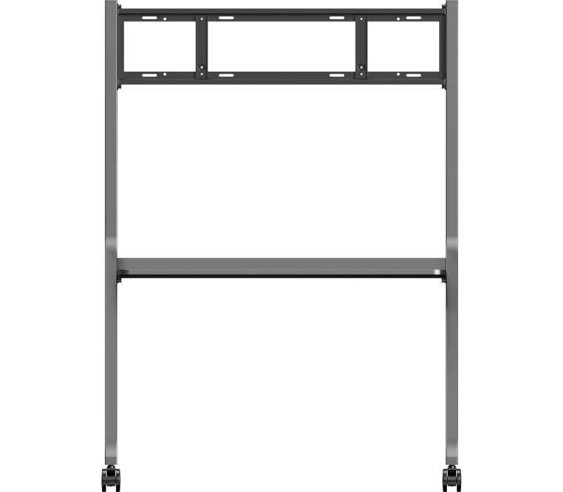Suport mobil iiyama MD-CART02-S1 cu raft pentru accesorii pentru ecrane interactive de format mare de până la 86"
