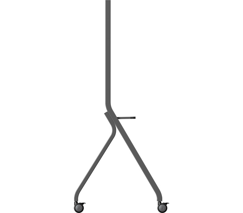 Suport mobil iiyama MD-CART02-S1 cu raft pentru accesorii pentru ecrane interactive de format mare de până la 86"