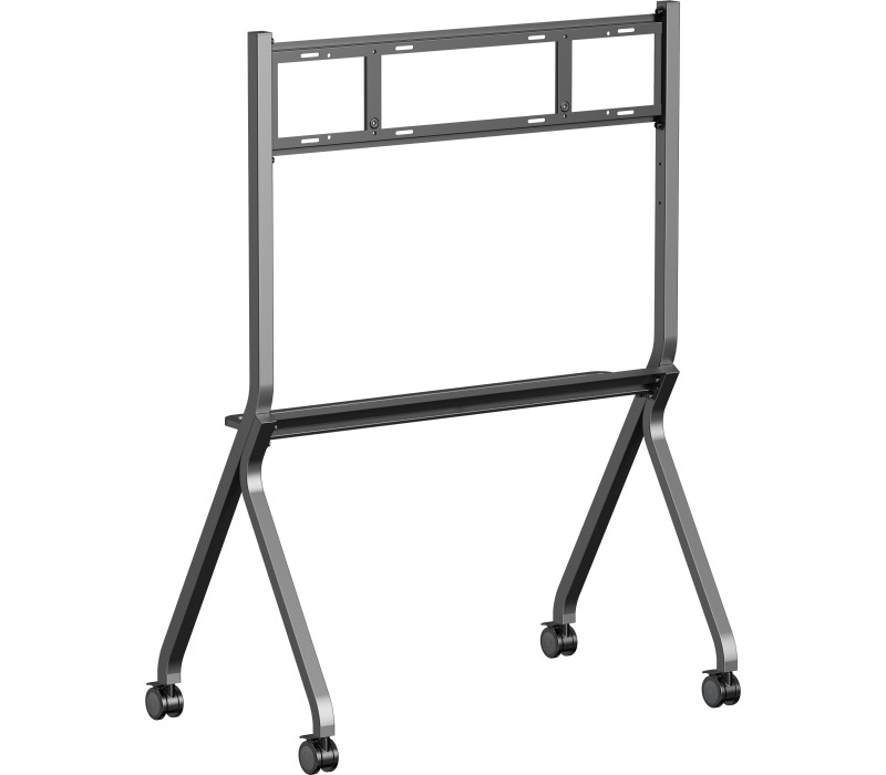 Suport mobil iiyama MD-CART02-S1 cu raft pentru accesorii pentru ecrane interactive de format mare de până la 86"