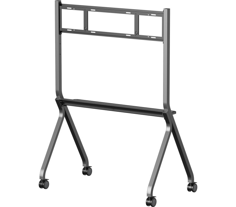 Suport mobil iiyama MD-CART02-S1 cu raft pentru accesorii pentru ecrane interactive de format mare de până la 86"