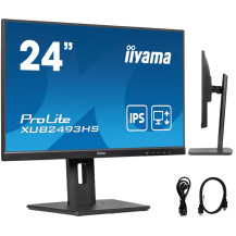 OUTLET Monitor iiyama ProLite XUB2493HS-B6A 24" IPS LED 0,5ms 100hz /HDMI DP/ FlickerFree FreeSync HAS