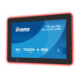Monitor cu ecran tactil iiyama TW1025LASC-B3PNR 10" Android 16, POE, NFC/RFID, LED RGB, iiSignage², cameră, microfon, difuzoare
