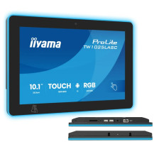 Monitor cu ecran tactil iiyama TW1025LASC-B3PNR 10" Android 16, POE, NFC/RFID, LED RGB, iiSignage², cameră, microfon, difuzoare