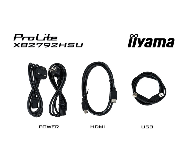 iiyama ProLite XB2792HSU-B1 27" IPS LED 120Hz /HDMI, DP/ FlickerFree, EyeSafe, Eye Comfort, monitor HAS