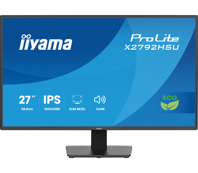 Monitor iiyama ProLite X2792HSU-B1 27" IPS LED 120Hz /HDMI, DP/ FlickerFree, EyeSafe, Eye Comfort